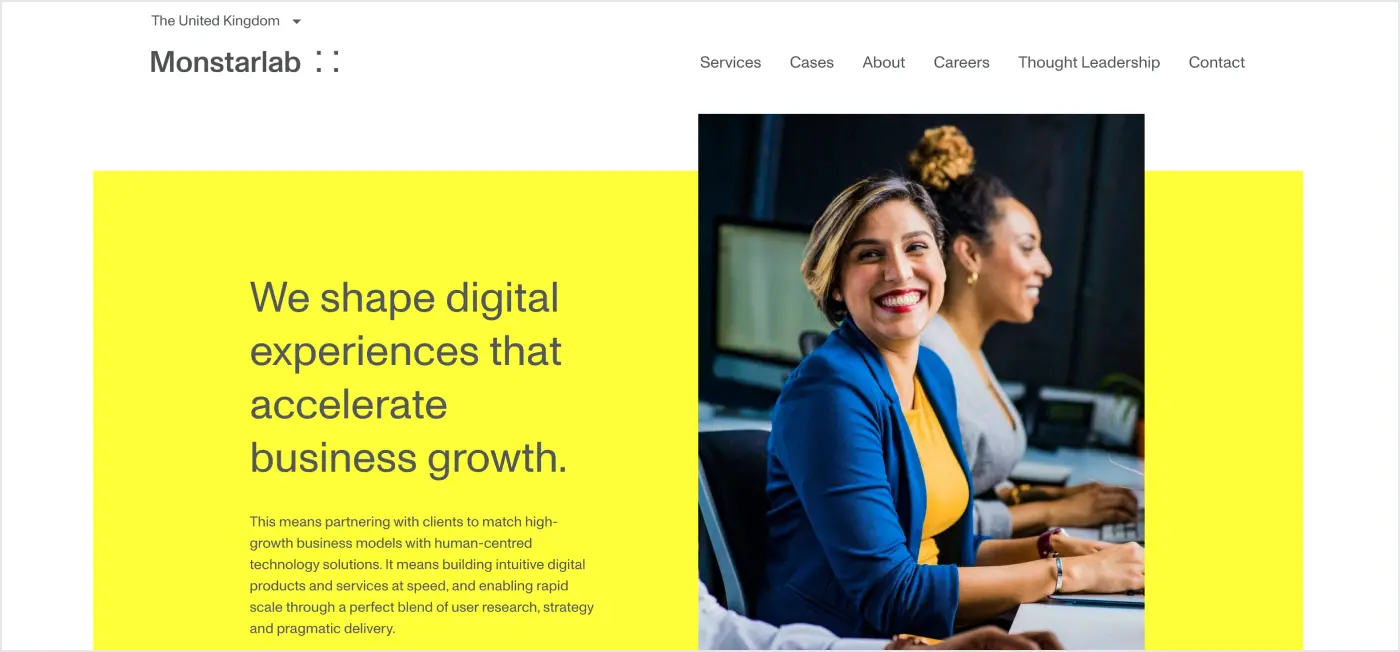 Monstarlab ux design company Manchester