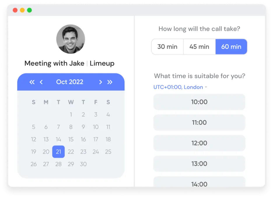 Book a discovery call with our experts.
